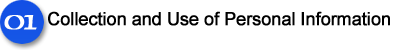 Collection and Use of Personal Information