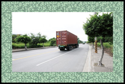 工業區環外道路街景圖